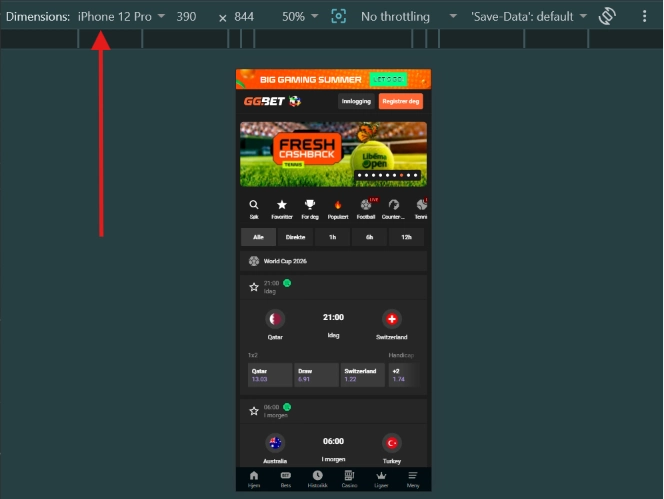 Phone with a betting app screen